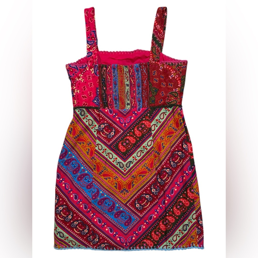 FARM Rio Colorful Bandana Midi Dress - Picture 6 of 8